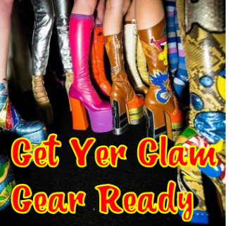 Slurred Glam Rock Band Get yer glam gear ready